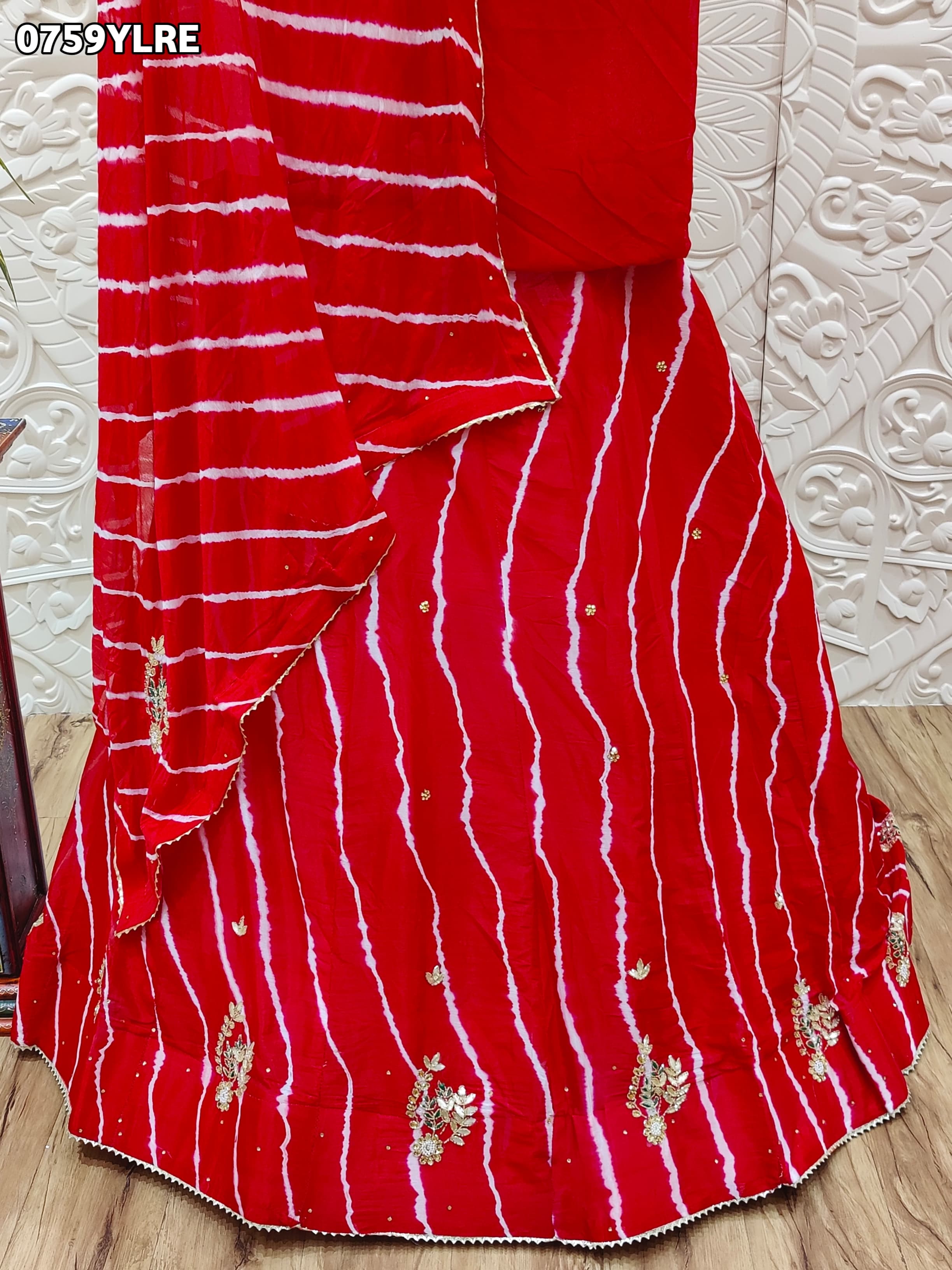 By Rajasthani Lehenga With Traditional Wear