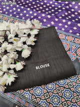 By Bandhani in Ajrakh Style With Office Wear Saree