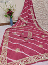 By New Latest Leheriya Style With Gotapatti Work Saree