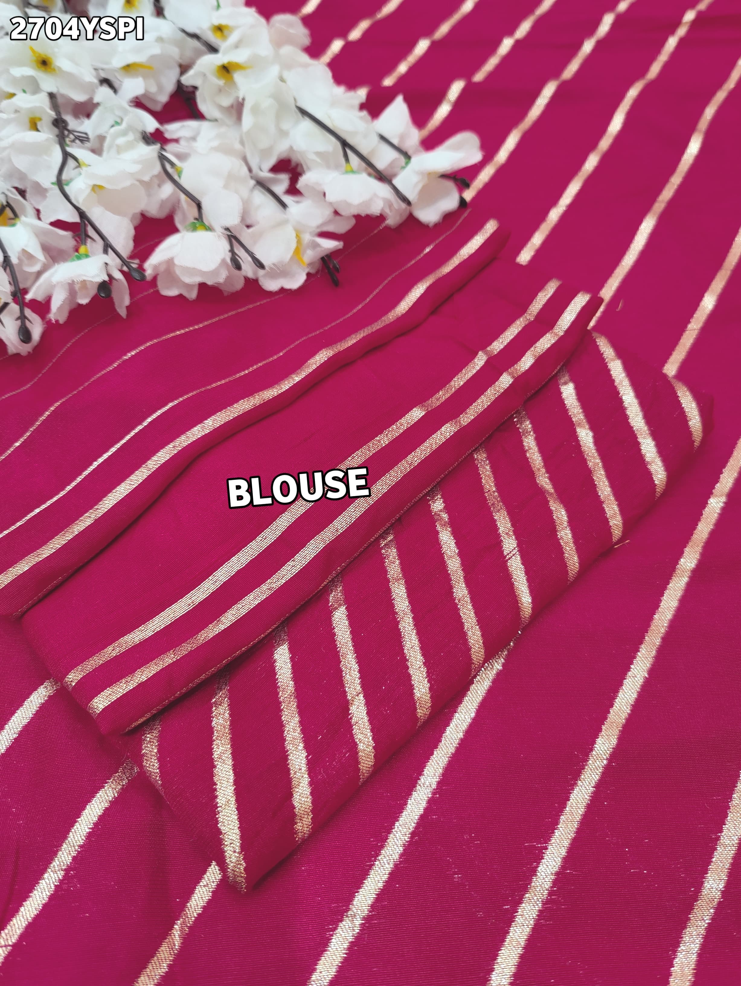 By New Beautiful Leheriya Style With Embroidery Work Saree