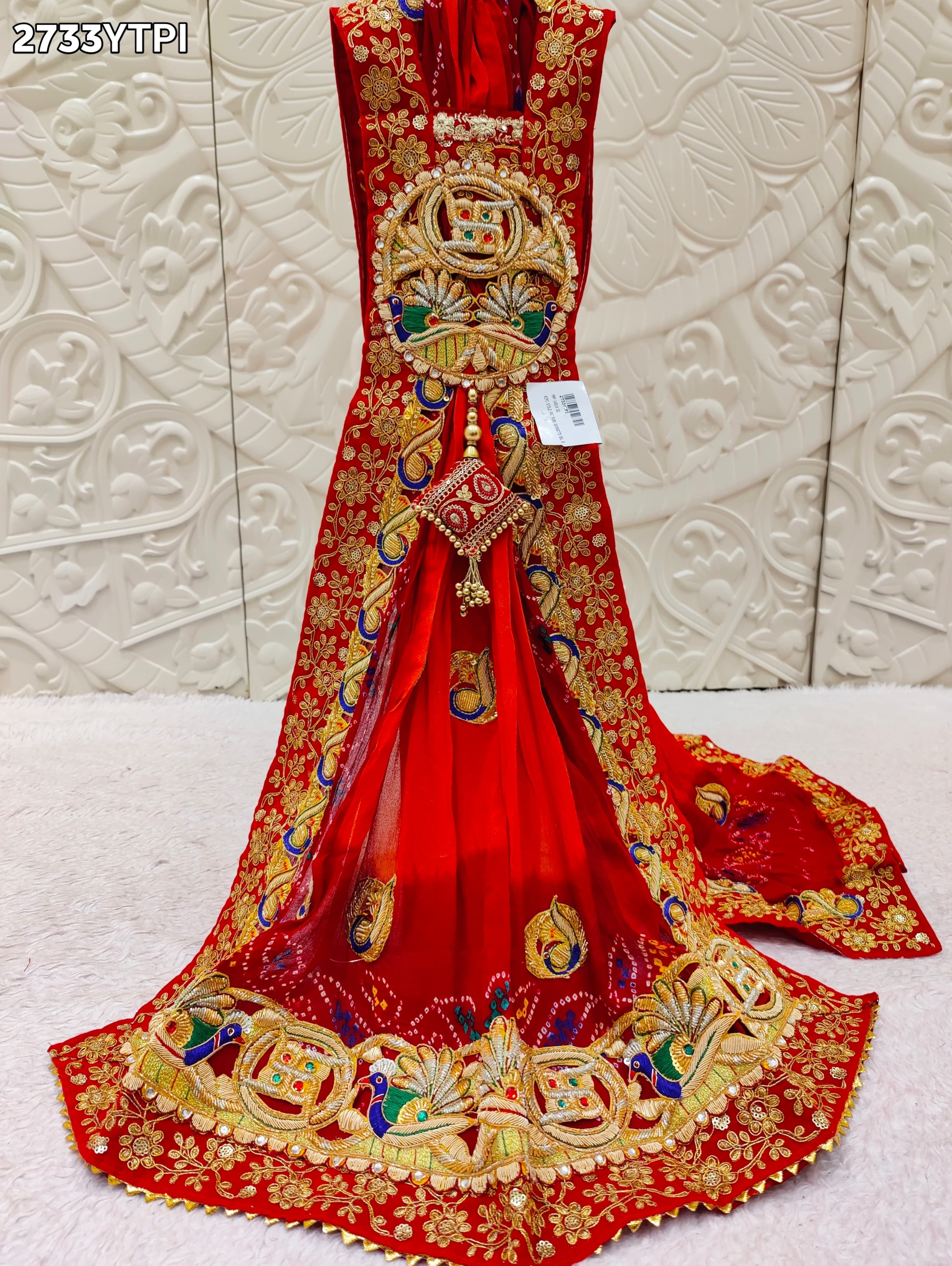 By New Georgette Traditional Style Bel buti Work Odhan