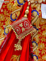By New Georgette Traditional Style Bel buti Work Odhan