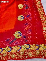 By New Georgette Traditional Style Bel buti Work Odhan