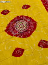 By New Traditional Marwadi Ojariya Chunri with Zardosi Work Odhna