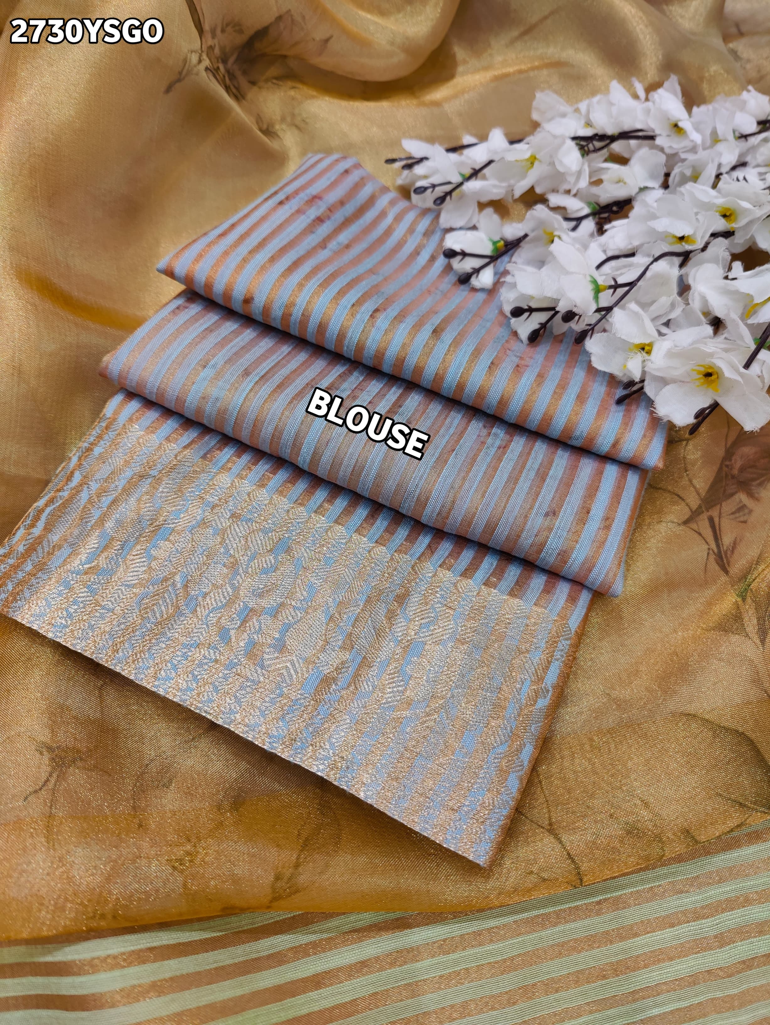 By New Latest Printed Style With Zari weaving Saree