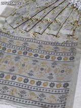KcPc New Graceful Cotton Silk Printed Saree with Zari Border STL