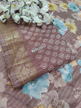 By Printed Style With Zari border