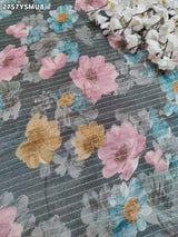 By Printed Style With Zari border