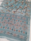KcPc New Launch Cotton Silk Printed With Zari Border Work Saree STL