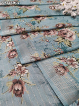 KcPc New Launch Cotton Silk Printed With Zari Border Work Saree STL