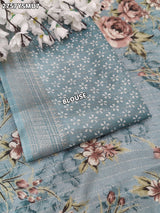 KcPc New Launch Cotton Silk Printed With Zari Border Work Saree STL