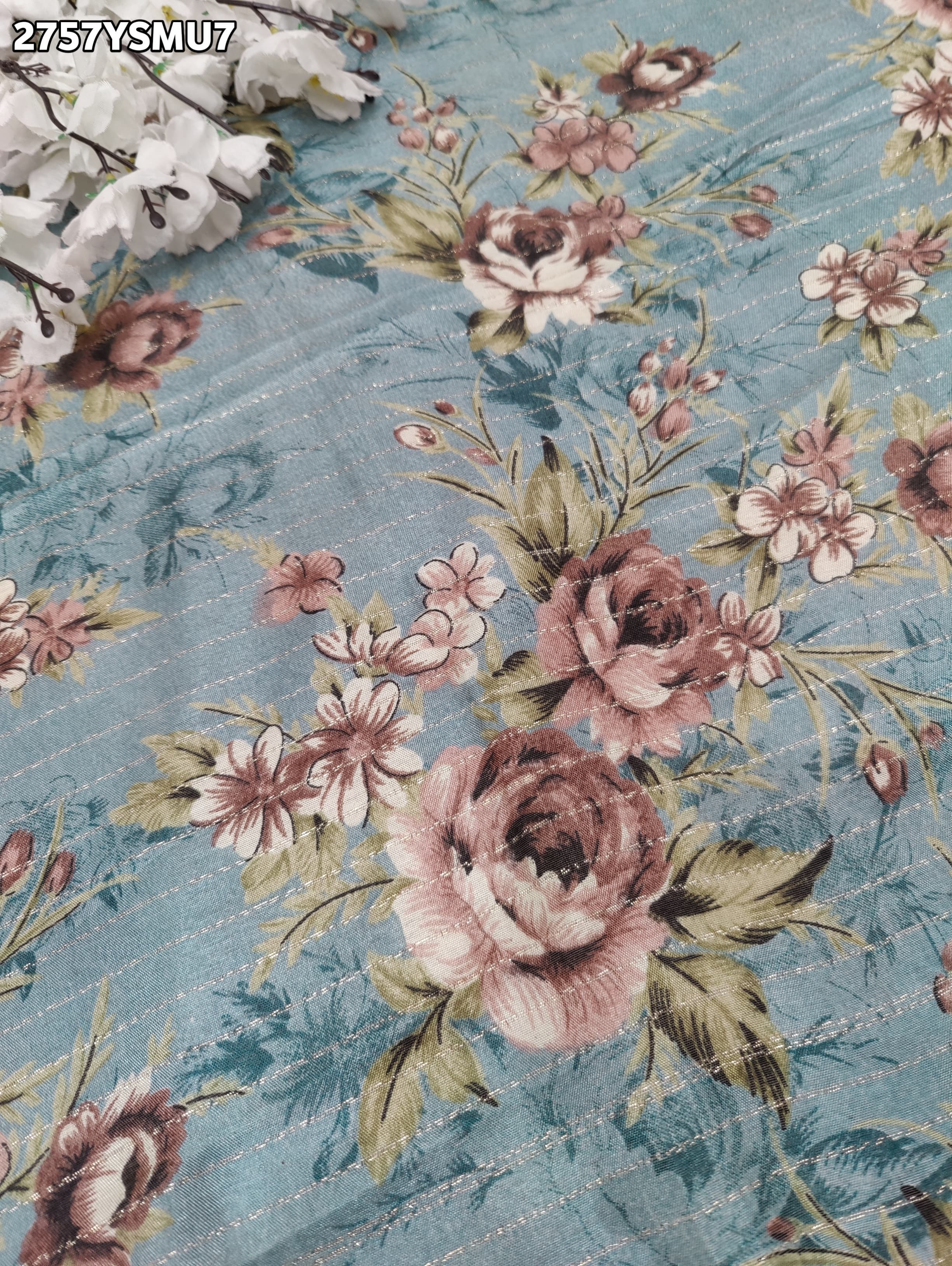 KcPc New Launch Cotton Silk Printed With Zari Border Work Saree STL