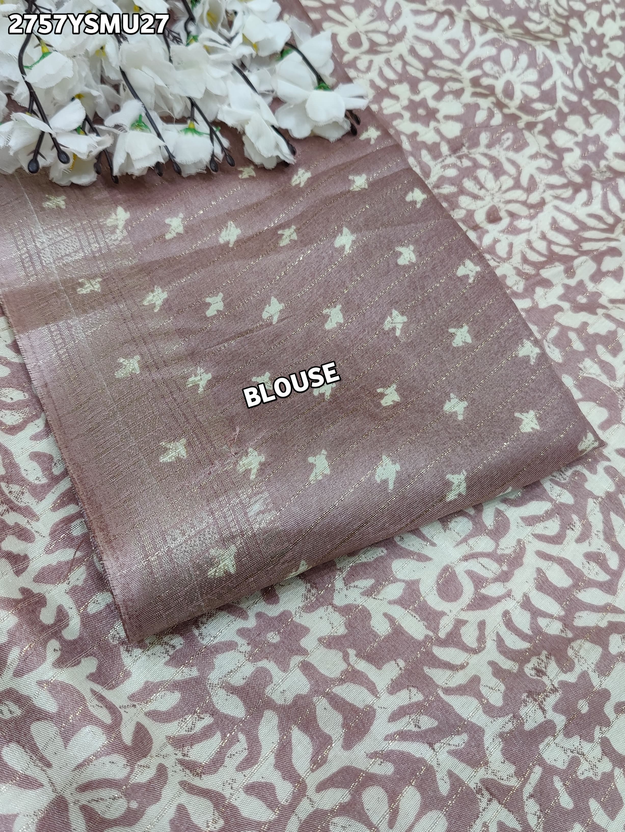 By Printed Style With Zari border