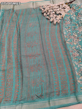KcPc New Printed Cotton Silk Saree with Elegant Golden Touch STL