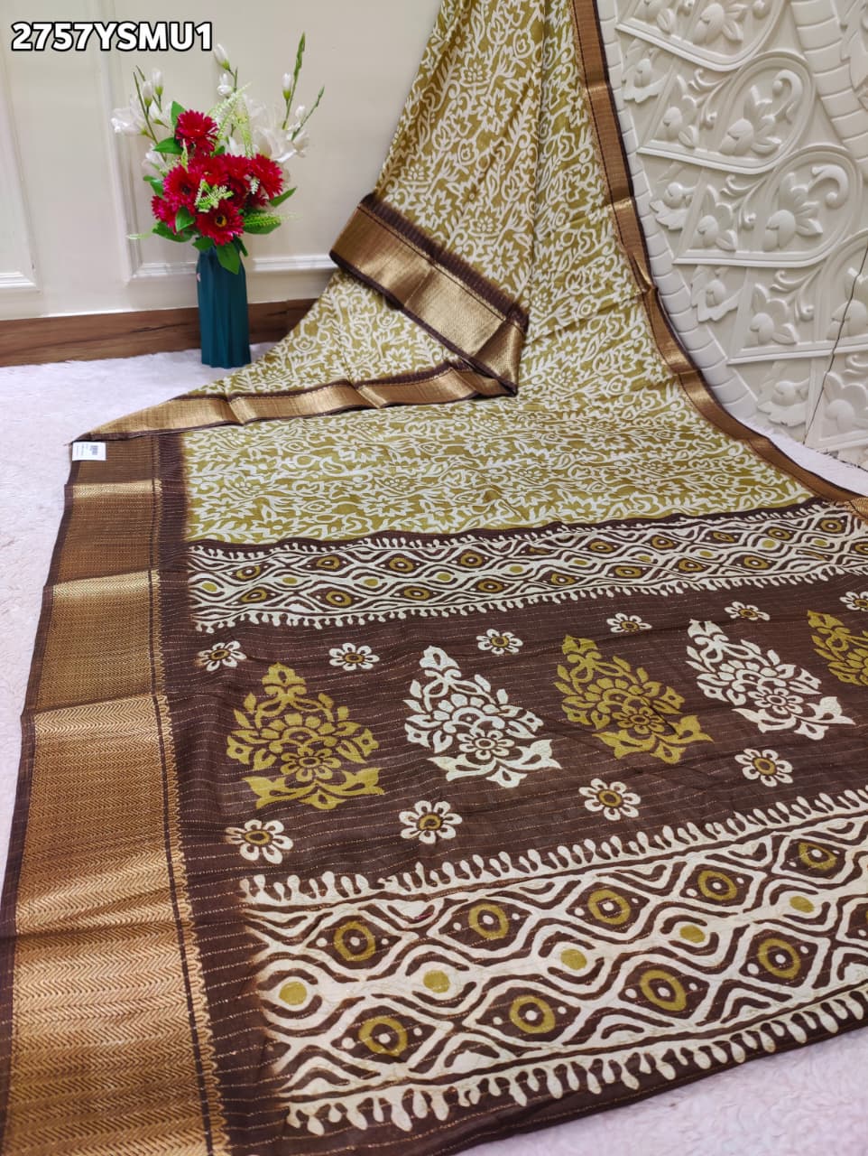 KcPc New Light & Breezy Printed Cotton Silk Saree STL
