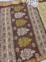 KcPc New Light & Breezy Printed Cotton Silk Saree STL