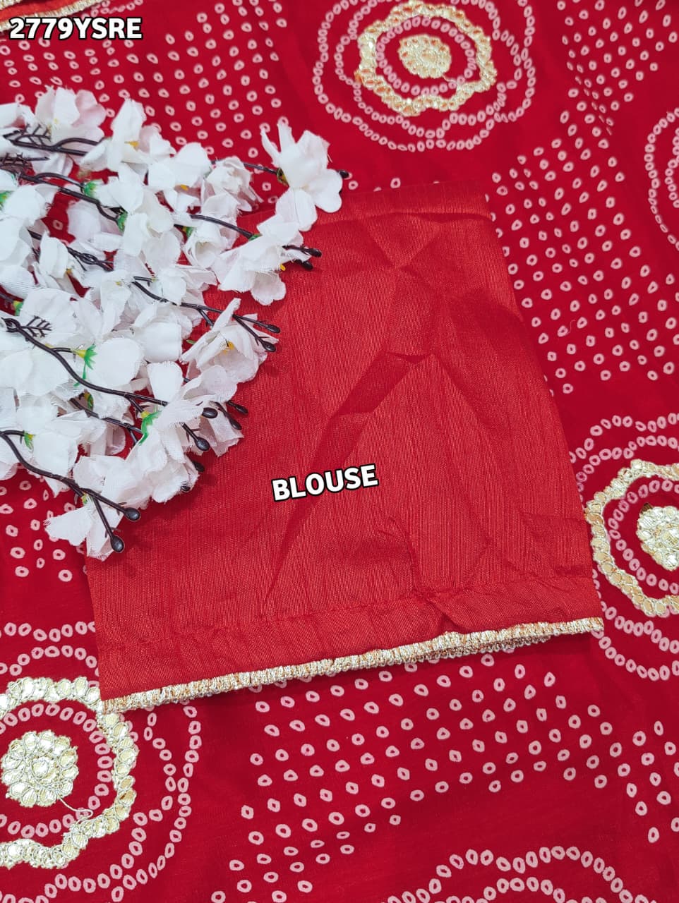 By Bandhani Saree With Casual Wear