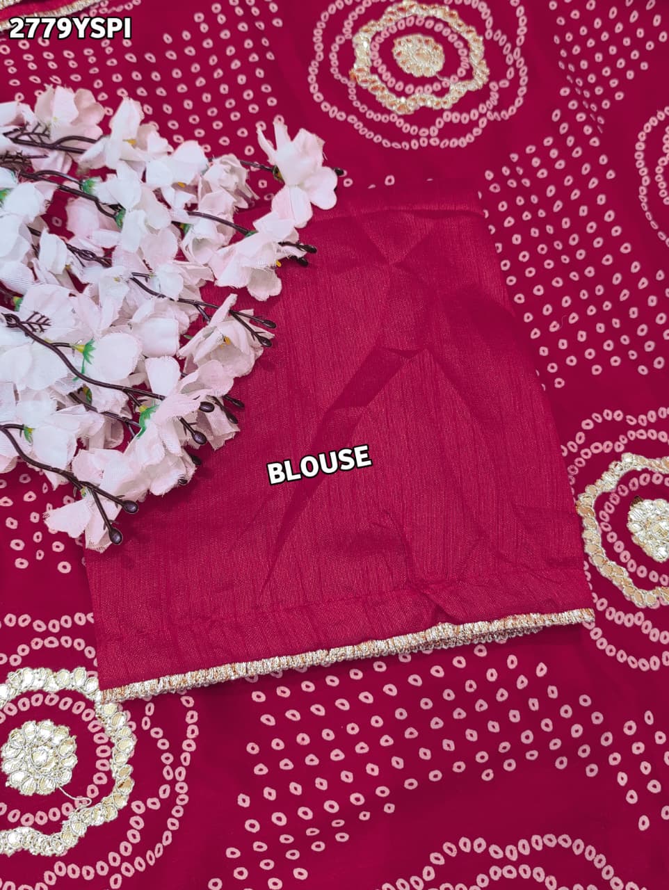 By Bandhani Saree With Casual Wear