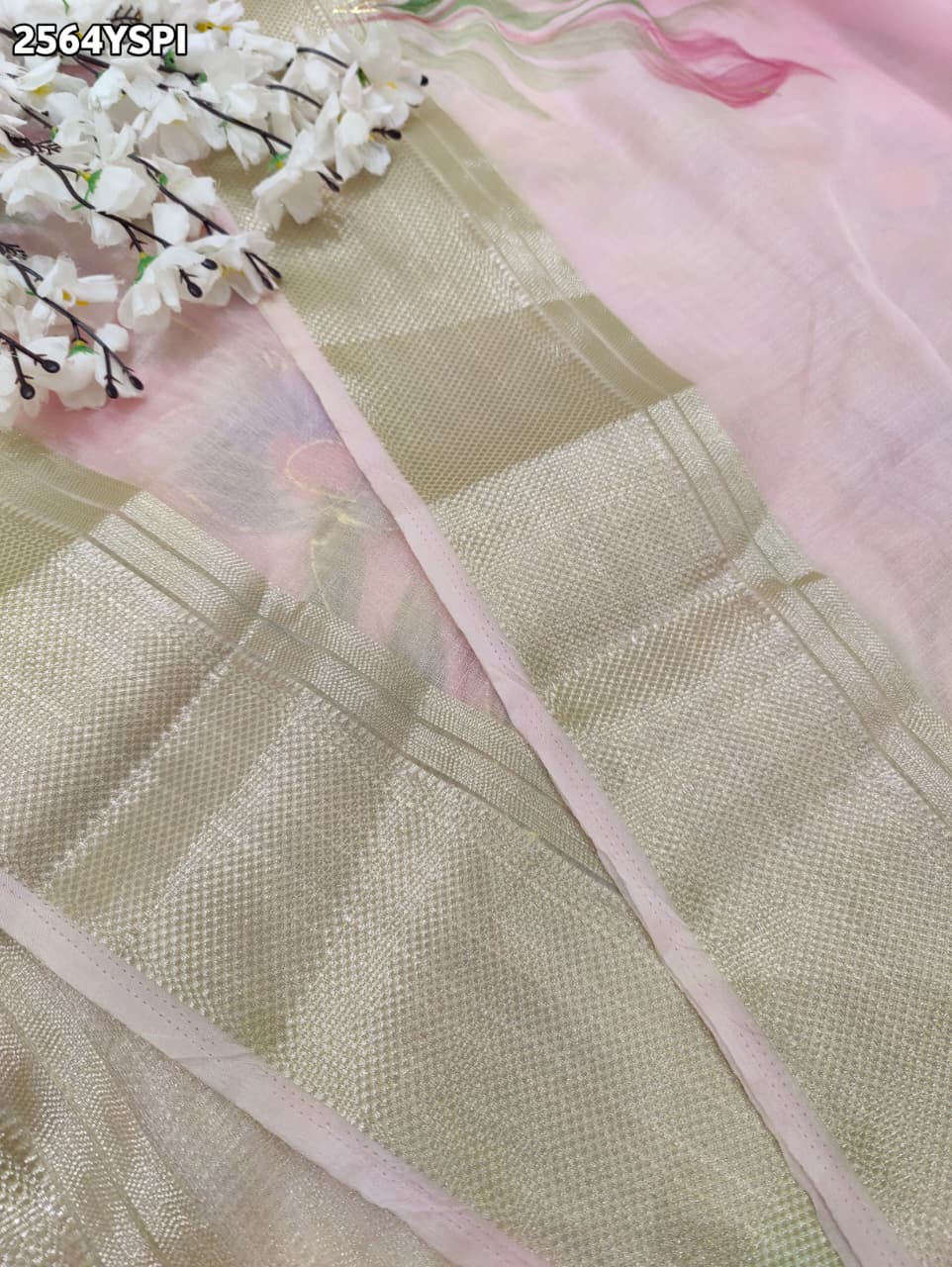 By Printed Saree With Casual Wear