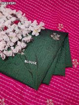 By Lehariya Saree With Embrodery Work