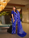 KCPc New Beautiful Chinon Saree in Leheriya Pattern Saree KRN