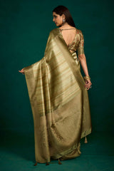 By Banarasi Saree With Casual wear