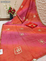 By TraditionalSaree With Gotapatti Work