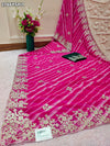KcPc New Festive Chiffon Saree in Leheriya Style SWA