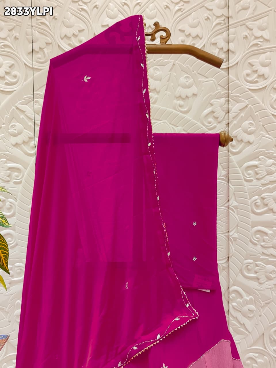 By Traditional Lehenga With Cutdana Work