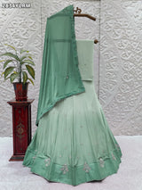 By Traditional Lehenga With Cutdana Work