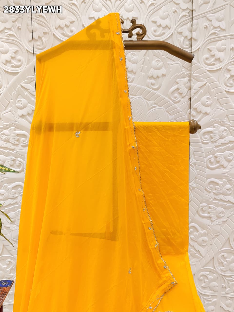 By Traditional Lehenga With Cutdana Work
