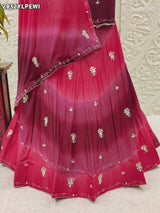 By Traditional Lehenga With Cutdana Work