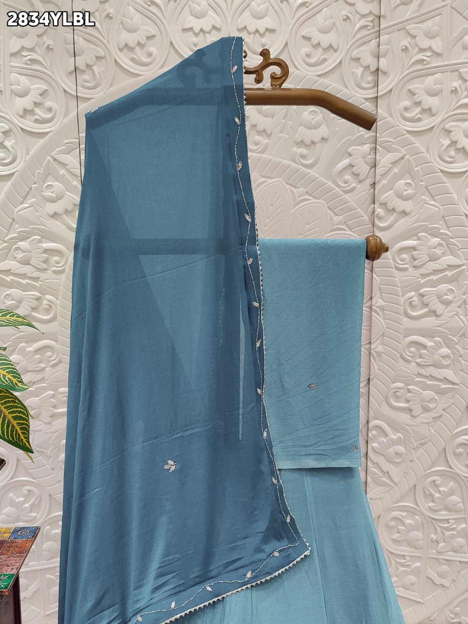 By Traditional Lehenga With Cutdana Work