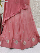 By Traditional Lehenga With Cutdana Work