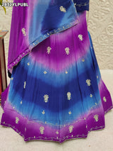 By Traditional Lehenga With Cutdana Work