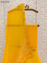 By Bandhani Lehenga With Traditional Wear