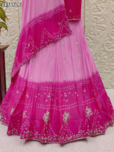 By Bandhani Lehenga With Traditional Wear