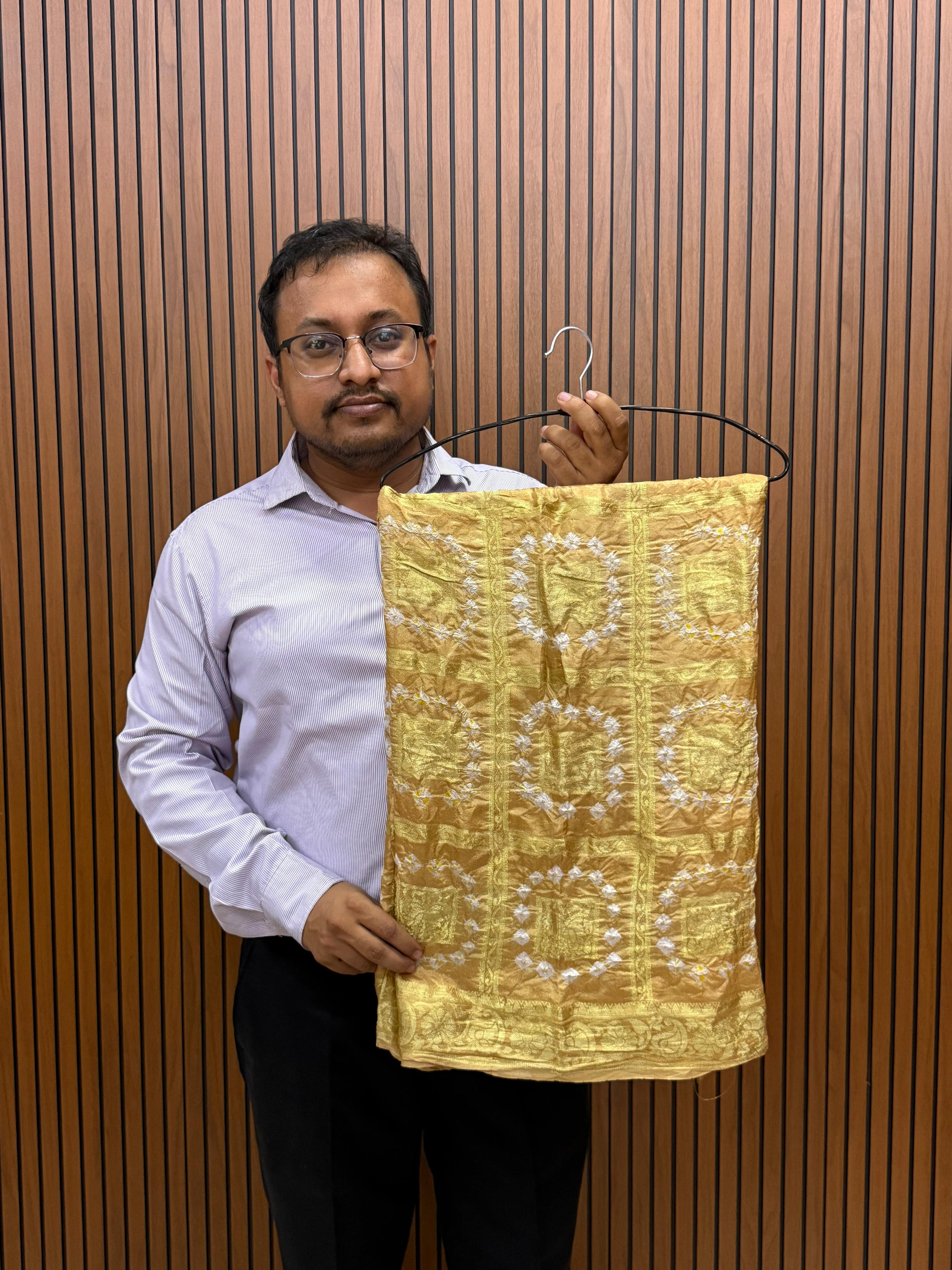 KcPc New Silk Bandhani Dupatta with Handmade WorkSA