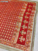 KcPc New Traditional Khaddi Georgette Dupatta with Meena Kari Detailing KcPc