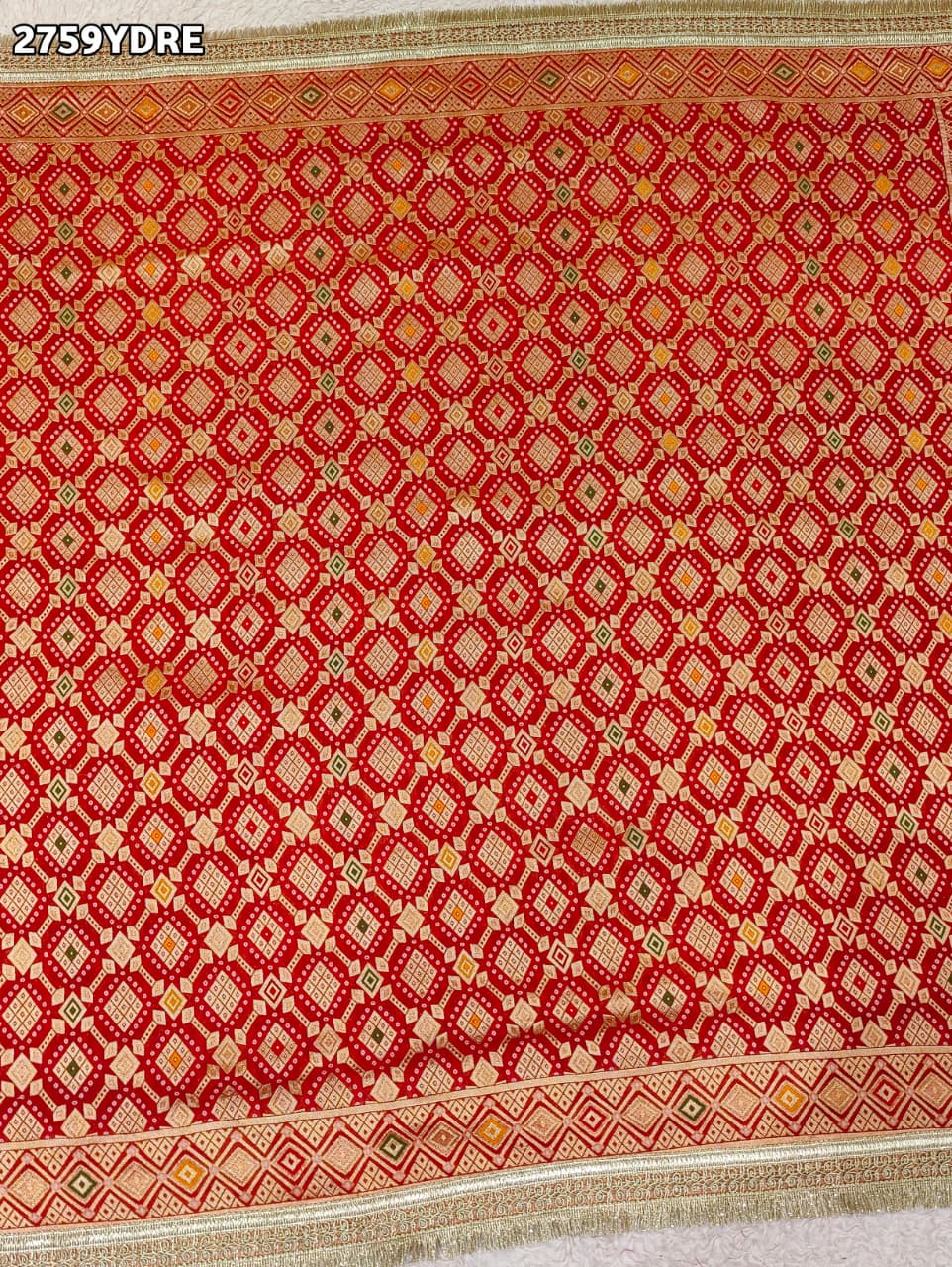 KcPc New Traditional Khaddi Georgette Dupatta with Meena Kari Detailing KcPc