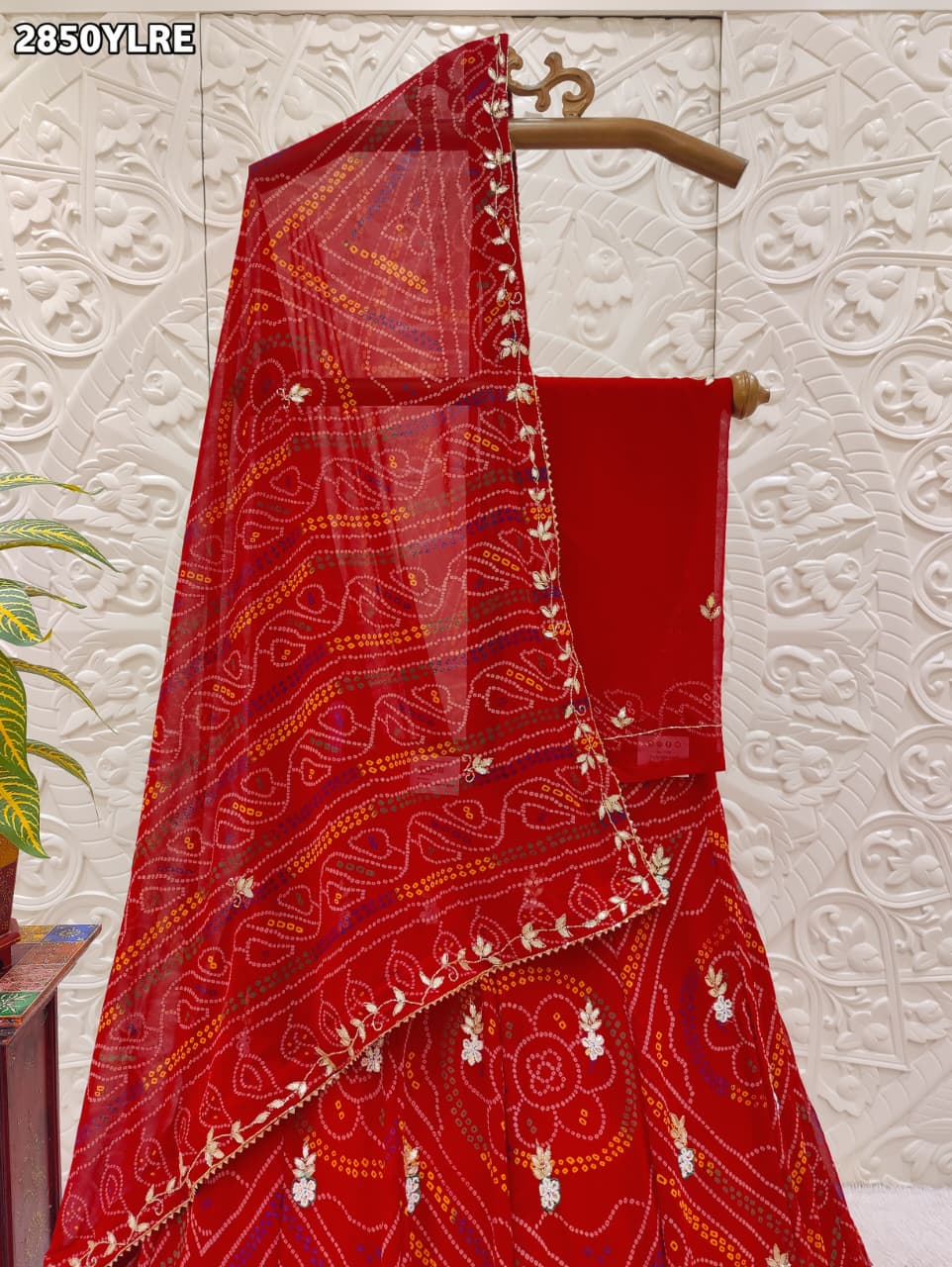 By Jaipuri Chunri Lehenga With Traditional Wear