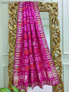 By Bandhani Saree With Traditional Wear