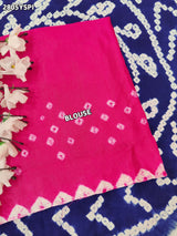 By Bandhani Saree With Festive Wear