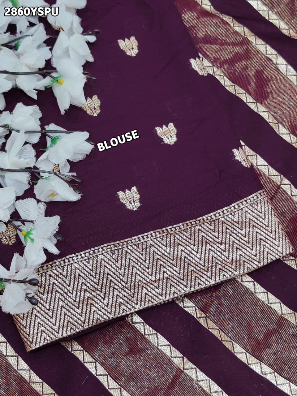 By Banarasi Saree With Festive Wear