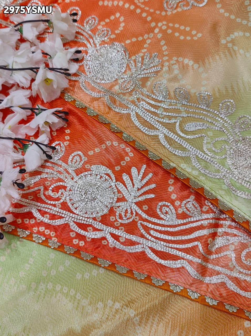 By Digi Bandhani Saree With Festive Wear