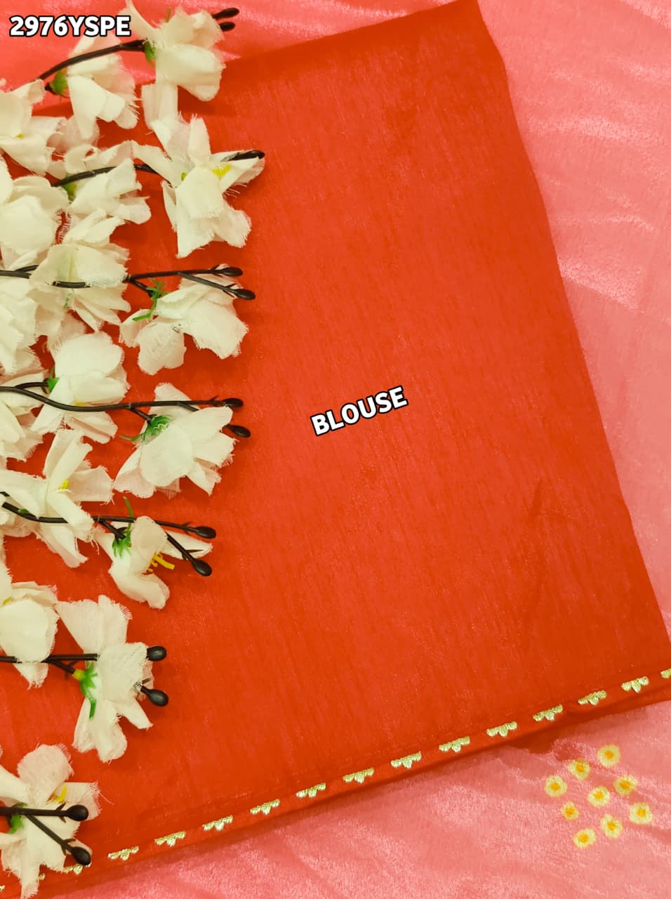 By Bandhani Saree With Gotapatti Work