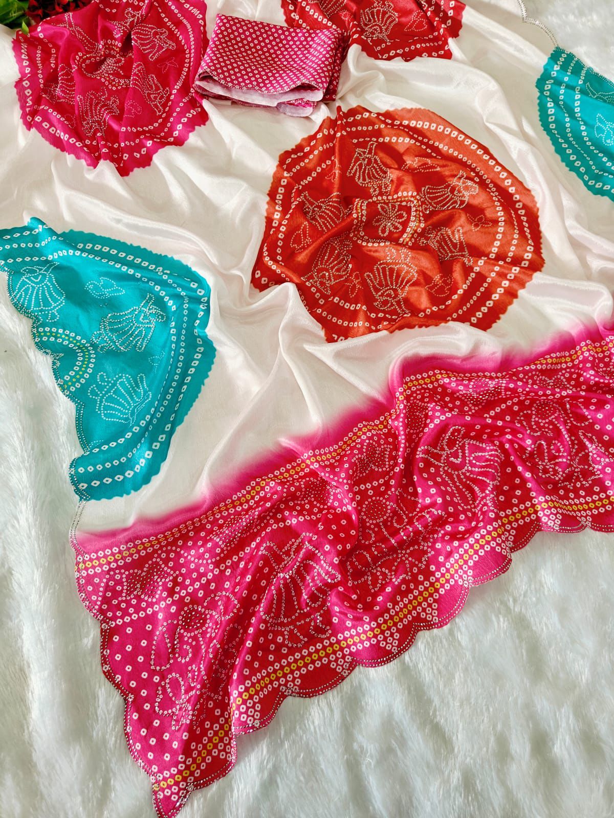 By Bandhani Saree