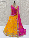 By Shibori Bhandej Lehenga With Traditional wear