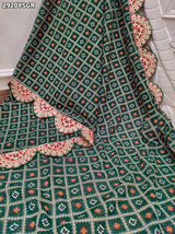 By Bandhani Saree With Festive Wear