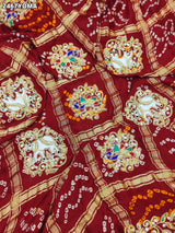 By New Classic Traditional Gaji Silk Dupatta for Special Occasions